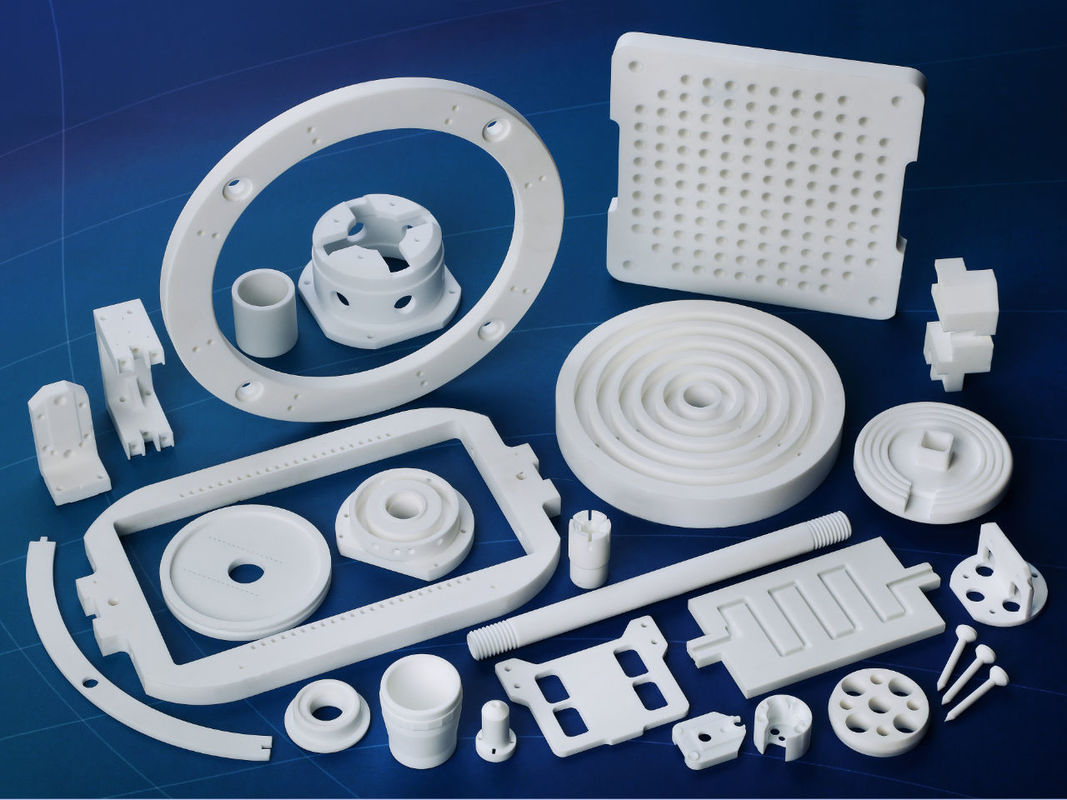 White Technical Ceramic Parts Metalworking Macor Machinable Glass Ceramic