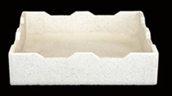 Sintering crucible for magnetic materials