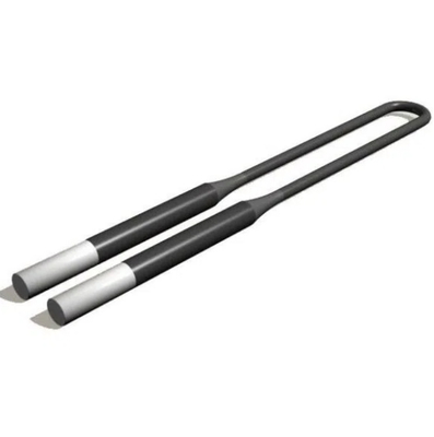 1450 Degree Sic Rod Heating Element U Type 99.9% High Purity