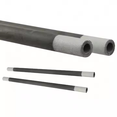 Straight Sic Silicone Carbide Heating Rods With Cold Zone And Hotzone Silicon Carbide Element