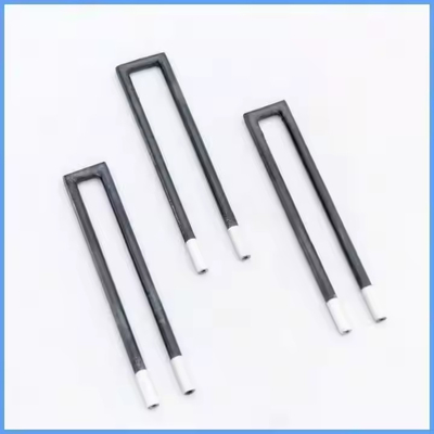 Straight Sic Silicone Carbide Heating Rods With Cold Zone And Hotzone Silicon Carbide Element