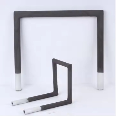 U W I High Temperature Spiral Rod Type Sic Heater Silicon Carbide Heating Element For Furnace