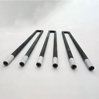 U Shape High Temperature Spiral  Silicon Carbide Electric Heating Elements Sic Heater For Furnace 1400°C