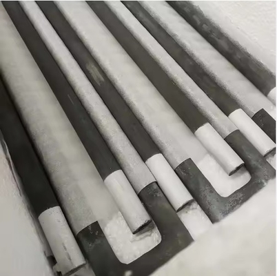 U Shape High Temperature Spiral  Silicon Carbide Electric Heating Elements Sic Heater For Furnace 1400°C