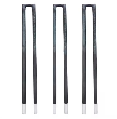 U Shape High Temperature Spiral  Silicon Carbide Electric Heating Elements Sic Heater For Furnace 1400°C