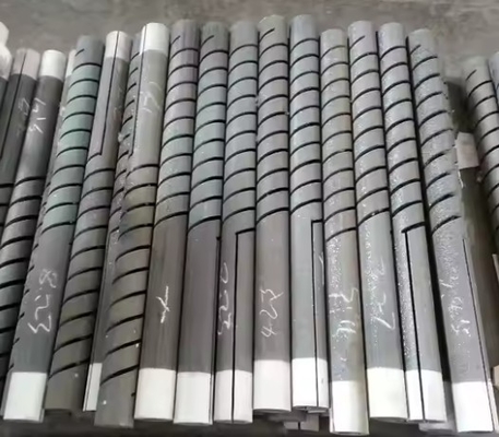 1500~1625°C Degree Double Spiral Sic Element High Temperature Resistance Silicon Carbide Heating  Element For Furnace