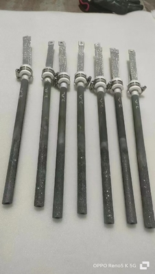 1625°C Scr Type Sic Silicon Carbide Heating Elements For Sic Muffle Plant
