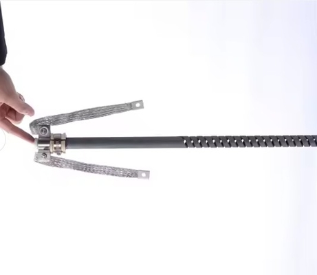 1625°C Scr Type Sic Silicon Carbide Heating Elements For Sic Muffle Plant