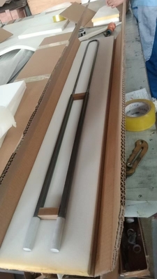 Molybdenum Disilicate Electric Heating Element Straight U W Type Mosi2 Heater For Furnace