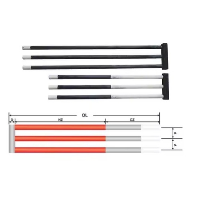 High Temperature Semiconductor Heating Element W Type Sic Heater Heating Elements