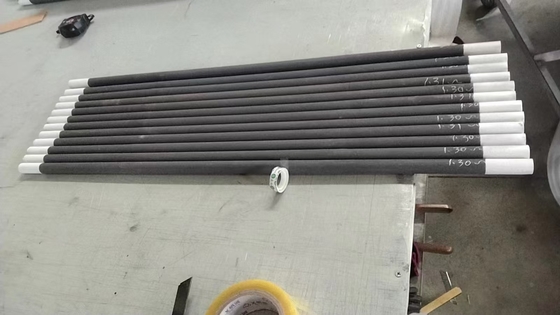 U W I High Temperature Spiral Rod Type Sic Heater Silicon Carbide Heating Element For Furnace