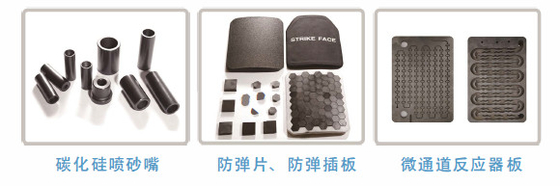 Pressureless Sintered Silicon Carbide Ceramic Products