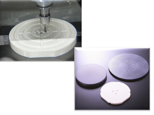 Precision Ceramic Parts Semiconductor Wafer Chuck
