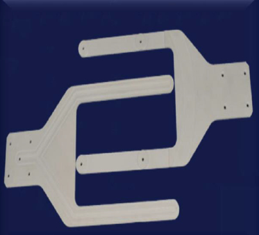 Precision Ceramic Wafer Handling Arm Aluminum Oxide