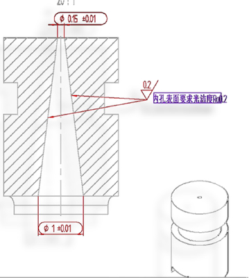 Zirconia Ceramic Gold Wire Tensioner for Semiconductors