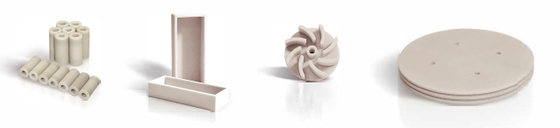 Aluminum Nitride Structural Ceramic Parts High Strength