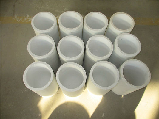 White Refractory Ceramic Crucibles Graphite Melting Crucible For Drying Burning