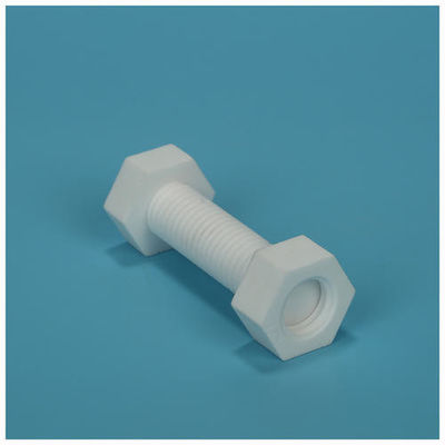 AL2O3 CERAMIC SCREWS HEXAGON HEAD PAN HEAD, FASTENING IN HARSH ENVIRONMENTS WHERE PLASTIC AND STEEL MATERIALS WOULD FAIL