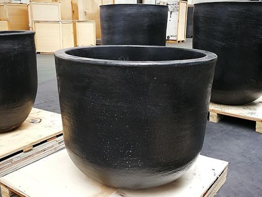 SILICON CARBIDE GRAPHITE SPOUTED CRUCIBLE