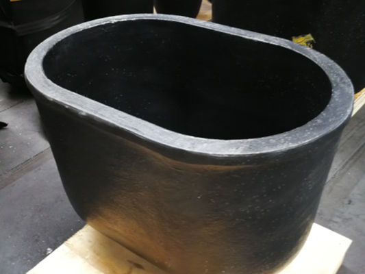 SILICON CARBIDE GRAPHITE SPOUTED CRUCIBLE