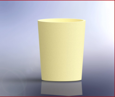 High Purity Alumina Crucibles For Metals Melting , Ceramic Powders Heat Treatment