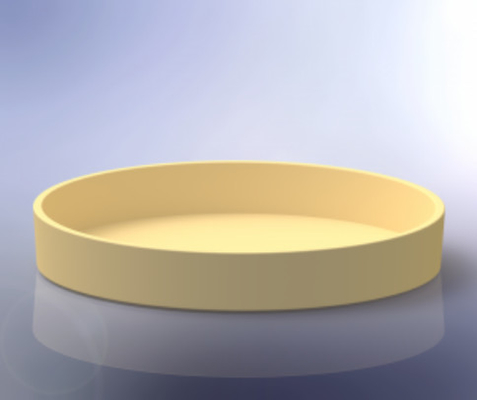 ΖIrconia Silicate Zircon Crucibles For Glass Making Laboratory , Non - Ferrous Metals
