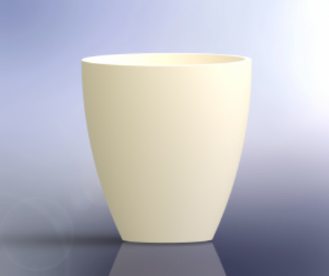 Zirconia Toughened Alumina ZTA Crucibles For Dental Zirconia Restorations Sintering