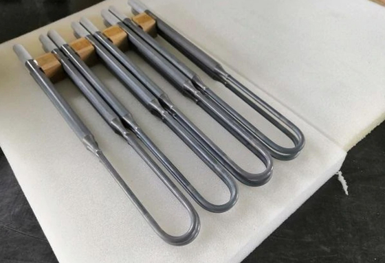 1600C Sic Silicon Carbide Heaters Molybdenum Disilicide Heating Element 1850C