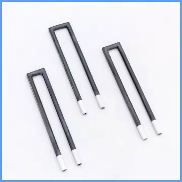 Straight Sic Silicone Carbide Heating Rods With Cold Zone And Hotzone ...
