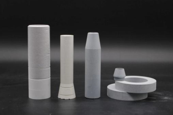 Hot Press BN Boron Nitride Ceramic Rings And Crystal Tubes Horizontal Continuous Casting